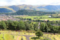 Wallace Monument across valley from Stirling Castle. Stirling, Scotland