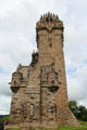 National Wallace Monument with base museum building. Stirling, Scotland.