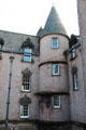 Tower with later 17th C expansion of Argylls Lodging. Stirling, Scotland.