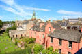 Overview of town of Dunfermline. Dunfermline, Scotland.