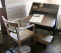 William Carnegie's desk at Andrew Carnegie Birthplace Museum. Dunfermline, Scotland