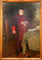 Andrew Carnegie, Rector of St Andrews University portrait by Howard Russell Butler at Andrew Carnegie Birthplace Museum. Dunfermline, Scotland.