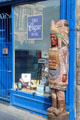 Cigar store Indian & shop. Edinburgh, Scotland.