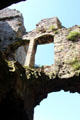 Remains of arch at Dirleton Castle. Dirleton, Scotland.