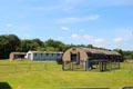 Heritage buildings of East Fortune bomber airfield now National Museum of Flight. East Fortune, Scotland.