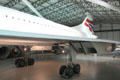 Wing & tail sections of Concorde at National Museum of Flight. East Fortune, Scotland.