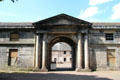 Entrance to Stable Block, now Visitor Centre, at Newhailes. Musselburgh, Scotland.