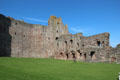Walls at Tantallon Castle. Scotland.