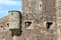 Caponier protecting entrance to Blackness Castle. Blackness, Scotland.