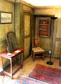 Lairds room with George II era furniture at Culross Palace. Culross, Scotland.