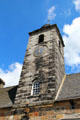 Culross Town House clock tower. Culross, Scotland.