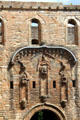Carved niches over portal in courtyard of Linlithgow Palace. Linlithgow, Scotland.