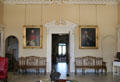 The Hall, created by William & John Adam, at Hopetoun House. Queensferry, Scotland.