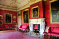 Red Drawing Room with furniture designed & supplied for room by James Cullen at Hopetoun House. Queensferry, Scotland.