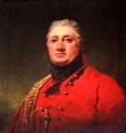 Portrait of General Sir Charles Hope of Waughton by Sir Henry Raeburn in Red Drawing Room at Hopetoun House. Queensferry, Scotland.