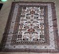 Oriental carpet in West Wainscot Bedchamber at Hopetoun House. Queensferry, Scotland.