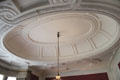 Plaster ceiling in withdrawing room at Lauriston Castle. Edinburgh, Scotland.
