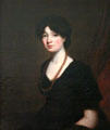 Lady Scott wife of Sir Walter Scott portrait by James Saxon at Abbotsford House. Melrose, Scotland.