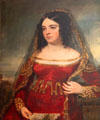 Portrait of Anne, 2nd daughter of Sir Walter Scott by John Graham at Abbotsford House. Melrose, Scotland.