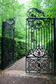 Wrought iron gate at Bowhill House. Scotland.