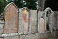 Tombstones at Dryburgh Abbey. Scotland.