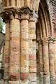 Columns at Jedburgh Abbey. Jedburgh, Scotland.