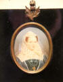 Miniature portrait of Mary Queen of Scots at Mary Queen of Scots House. Jedburgh, Scotland.