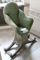 Russian child's sleigh chair at Manderston House. Duns, Scotland.