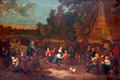 Village Merrymaking painting by David Teniers the Younger at Manderston House. Duns, Scotland.
