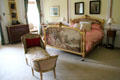 Portico bedroom at Manderston House. Duns, Scotland.