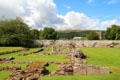 Ruins at Melrose Abbey. Melrose, Scotland.