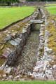 Ancient channel at Melrose Abbey. Melrose, Scotland.