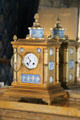 English clock by James William Benson of Bond St., London with Wedgewood bisque inserts at Thirlestane Castle. Scotland.
