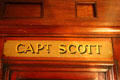 Capt. Scott's quarters aboard RRS Discovery. Dundee, Scotland.
