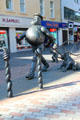 Desperate Dan statue based on "The Dandy" British comic strip on High Street. Dundee, Scotland.