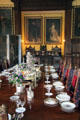 Dining room at Glamis Castle. Angus, Scotland.