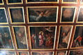 Ceiling paintings by Jacob de Wet in chapel at Glamis Castle. Angus, Scotland.