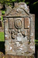 Tombstone at Brechin Cathedral. Brechin, Scotland.