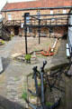 Courtyard between buildings of Scottish Fisheries Museum. Anstruther, Scotland.