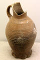 German Langerwehe stoneware jar recovered in Scottish fishing net at Scottish Fisheries Museum. Anstruther, Scotland.
