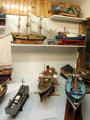 Model ships at Scottish Fisheries Museum. Anstruther, Scotland.