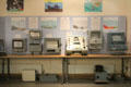 Collection of sonar units at Scottish Fisheries Museum. Anstruther, Scotland.