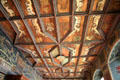 Chapel Royal painted ceiling at Falkland Palace. Falkland, Scotland.