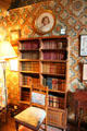 Bookshelves in Edwardian Library at Falkland Palace. Falkland, Scotland.