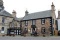 Covenanter Hotel with c1870 turret extension. Falkland, Scotland