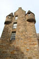 Kellie Castle tower was home to Earls of Kellie. Pittenweem, Scotland.