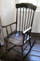 Windsor-style rocking chair at Kellie Castle. Pittenweem, Scotland.