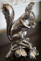 German silver squirrel figurine at Hill of Tarvit Mansion. Cupar, Scotland.