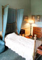Hugh Sharp's bedroom at Hill of Tarvit Mansion. Cupar, Scotland.