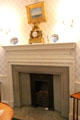 Guest bedroom fireplace at Hill of Tarvit Mansion. Cupar, Scotland.